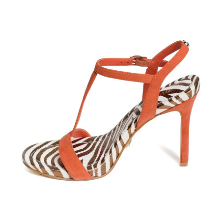 FACY Orange, Nu-Pieds à talon Guess