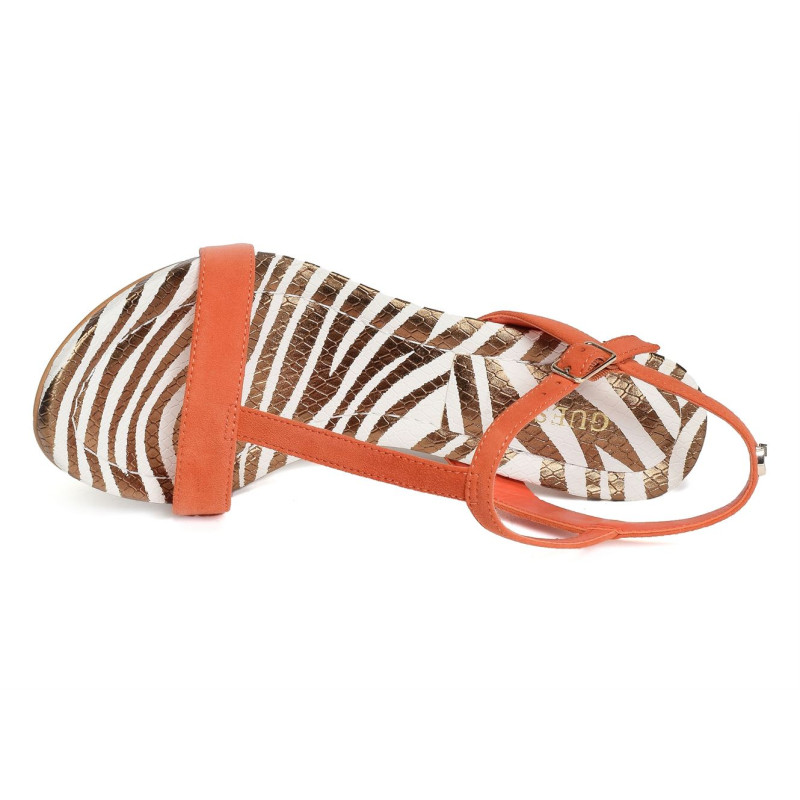 FACY Orange, Nu-Pieds à talon Guess