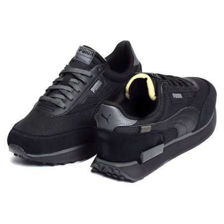 FUTURE RIDER PLAY ON Noir, Baskets running Puma