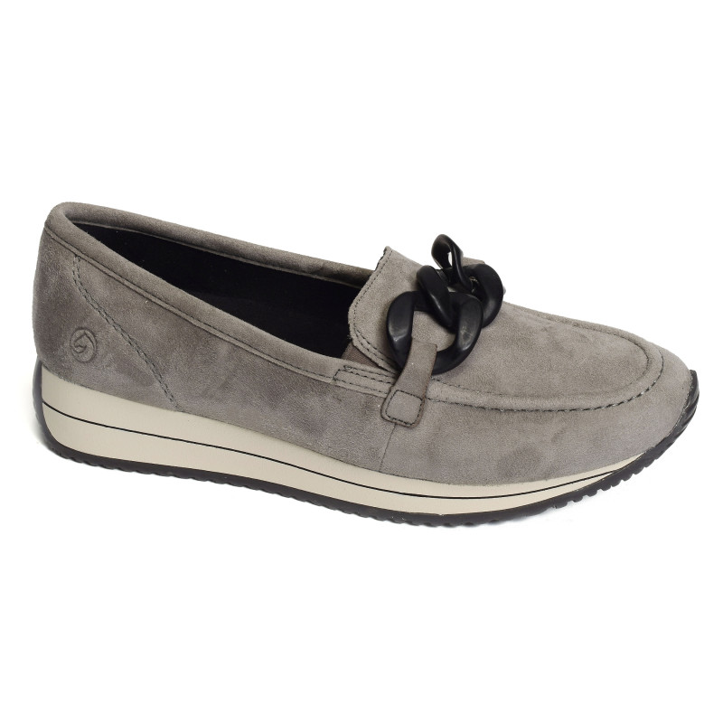 D0H10 Gris, Mocassins Remonte