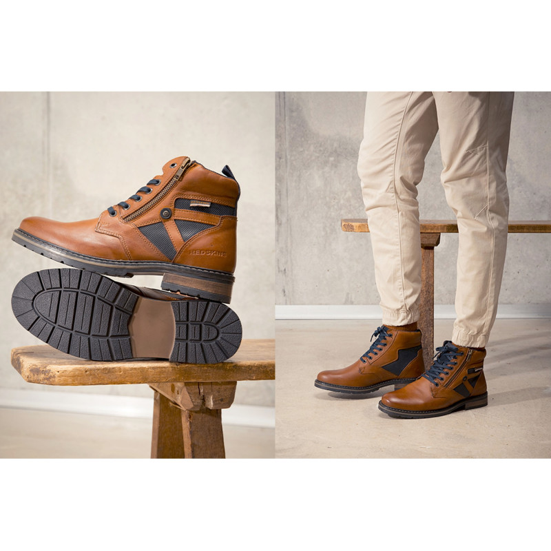 ETERNEL Cognac, Boots Redskins