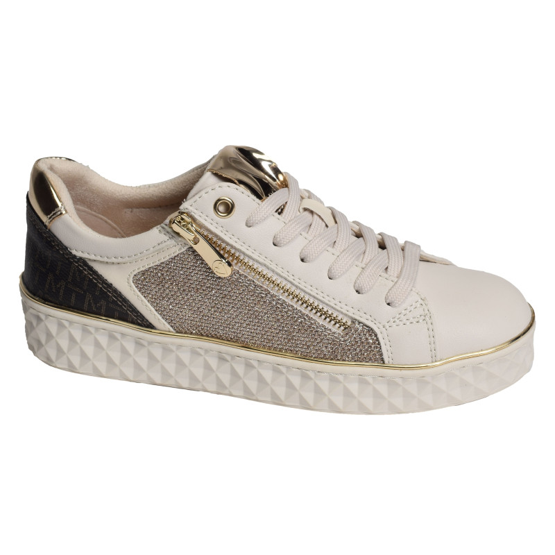 23709 Beige, Sneakers basses Marco Tozzi