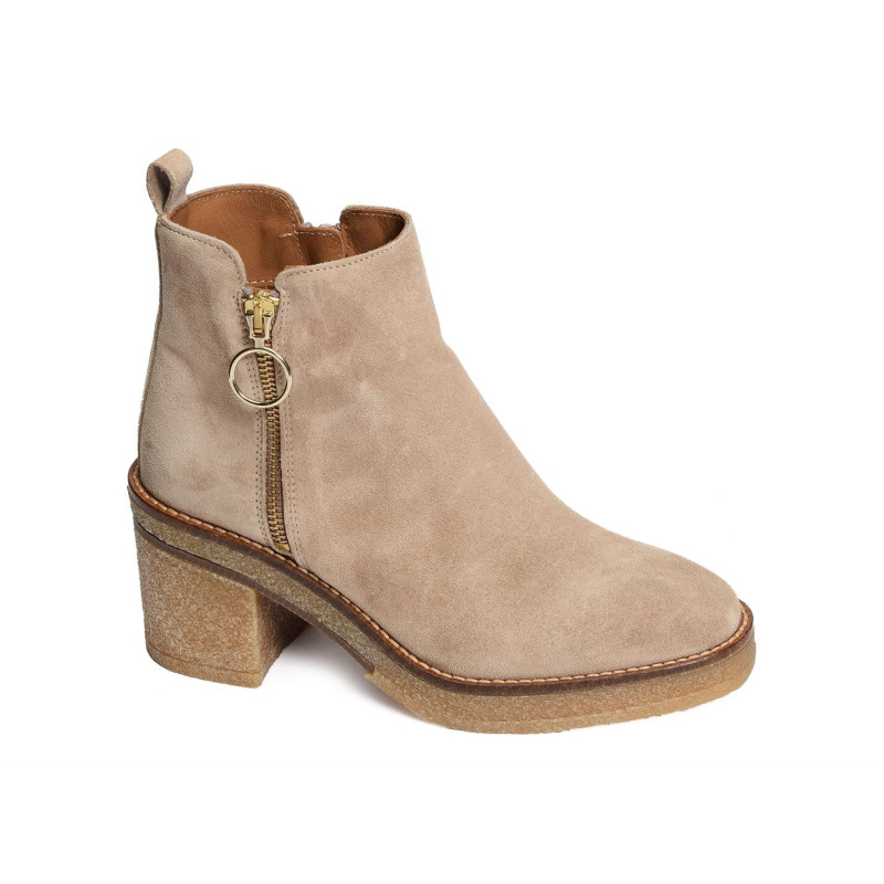 JANIS 2679 Beige, Bottines Alpe