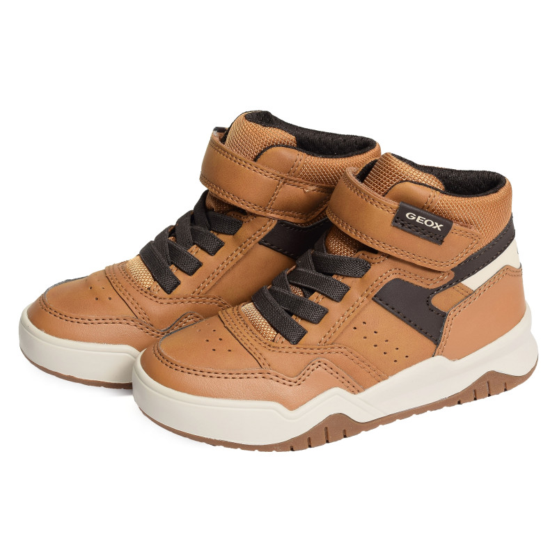 J PERTH BF Camel, Baskets montantes Geox