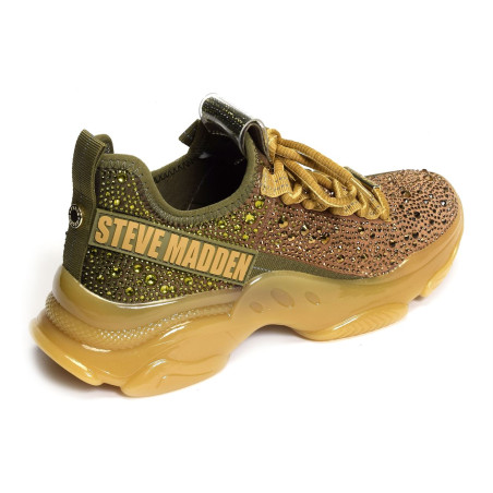 MISTICA Kaki, Baskets running Steve Madden