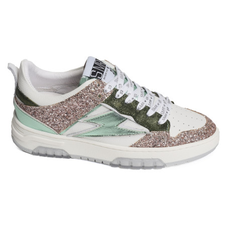 CHITA Blanc Multicolore, Sneakers basses Semerdjian