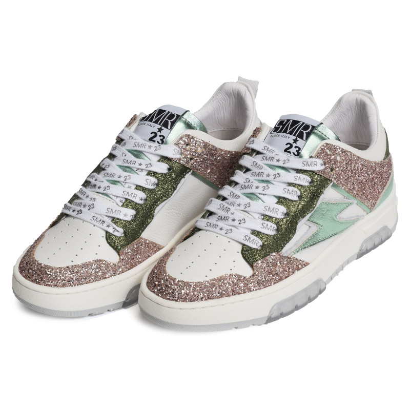 CHITA Blanc Multicolore, Sneakers basses Semerdjian