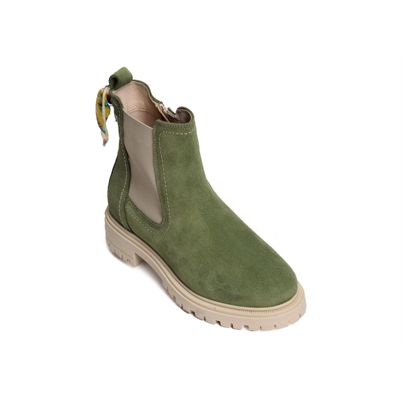 BECKY Vert, Chelsea boots Goodstep