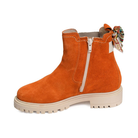 BECKY Orange, Chelsea boots Goodstep