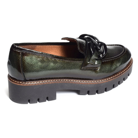 CV6204 Verni Vert, Mocassins Folie's