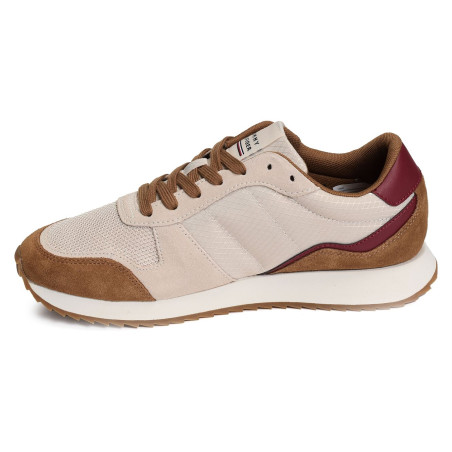 RUNNER EVO MIX 4699 Beige Marron, Baskets running Tommy Hilfiger