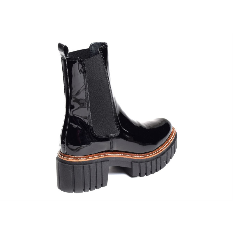 BASEA Verni Noir, Chelsea boots Reqins