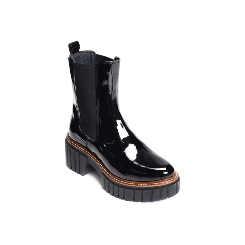 BASEA Verni Noir, Chelsea boots Reqins