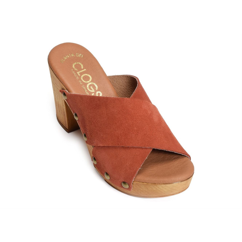 811 C Brique, Mules Clogs