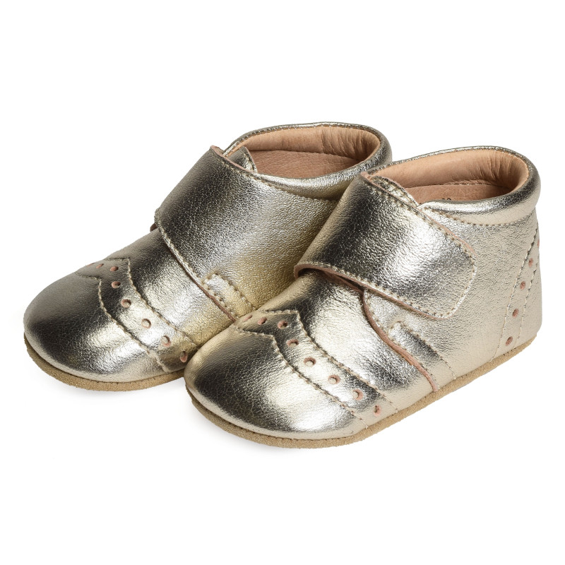 PETIT Gold, Chaussures à Scratch Bisgaard