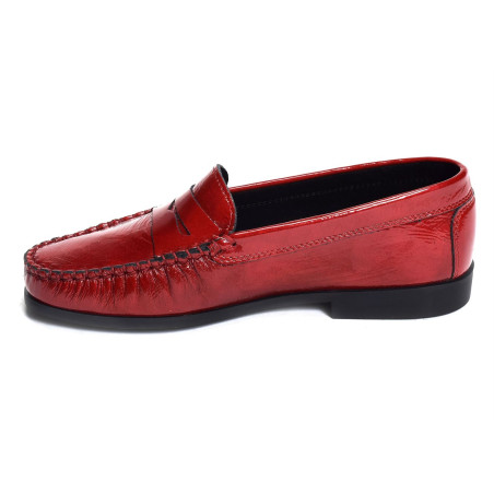 MOZARD Verni Rouge, Mocassins Geo Reino