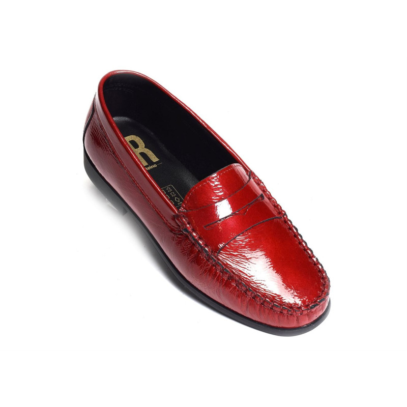 MOZARD Verni Rouge, Mocassins Geo Reino