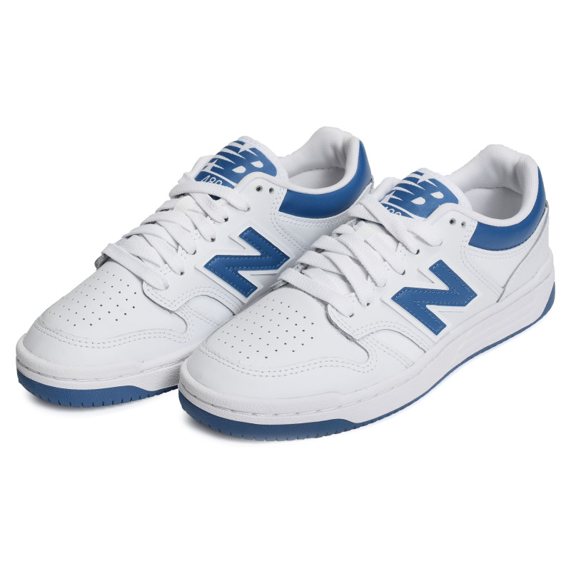 GSB480 Blanc Bleu, Sneakers basses New Balance