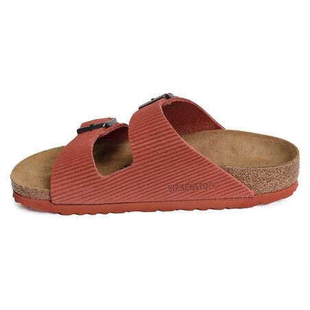 ARIZONA CORDUROY W Rouge, Mules Birkenstock