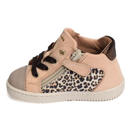 FRIDA ZIP Léopard, Chaussures à Lacets Babybotte