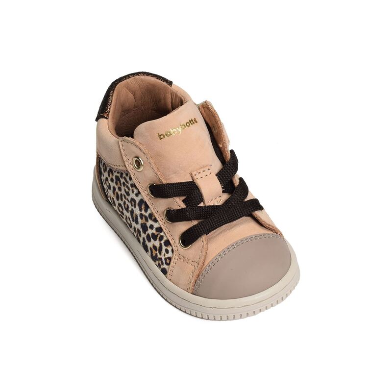 FRIDA ZIP Léopard, Chaussures à Lacets Babybotte