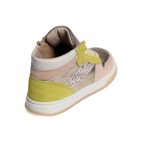 AMERICAN Platine Vert, Baskets montantes Babybotte