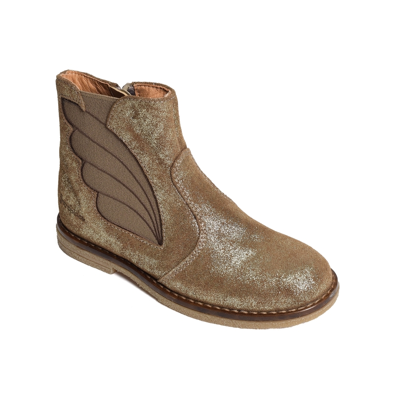 KAILLE Taupe Or, Chelsea boots Babybotte