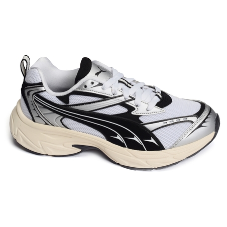 MORPHIC RETRO Blanc Noir, Baskets running Puma