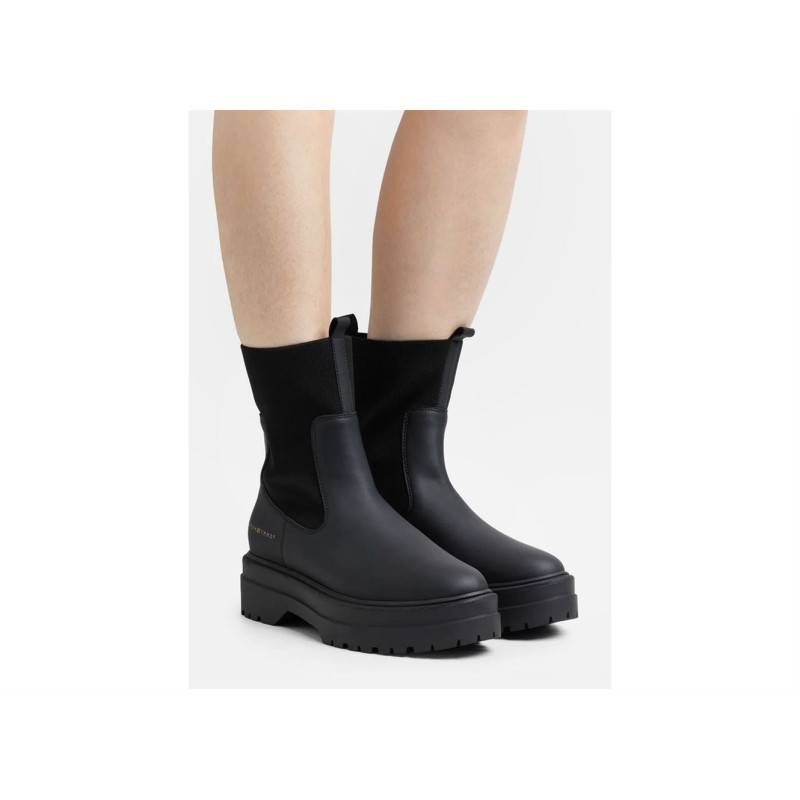 FEMININE SEASONAL UTILITY BOOT 7226 Noir, Chelsea boots Tommy Hilfiger