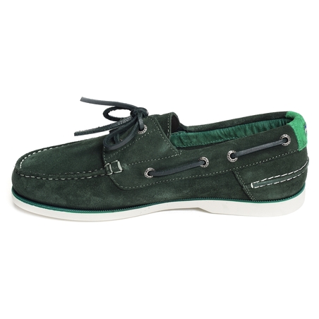 TH BOAT CORE SUEDE 4505 Vert, Bateaux Tommy Hilfiger