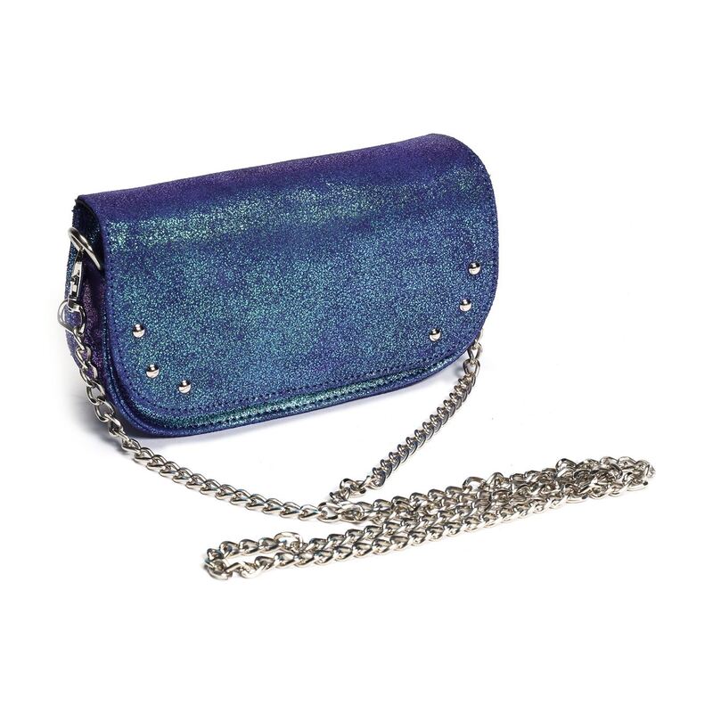 POCHETTE BANDOULIERE ALICE HE899 Bleu Multicolore, Sacs à bandoulière Charlay Stone