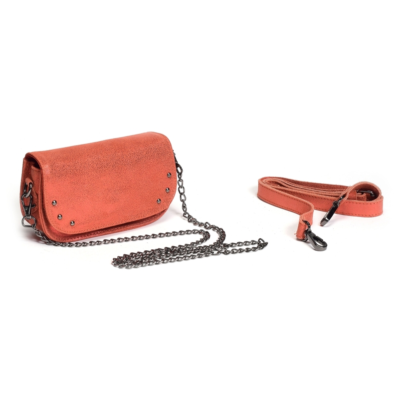 POCHETTE BANDOULIERE ALICE HE899 Corail, Sacs à bandoulière Charlay Stone