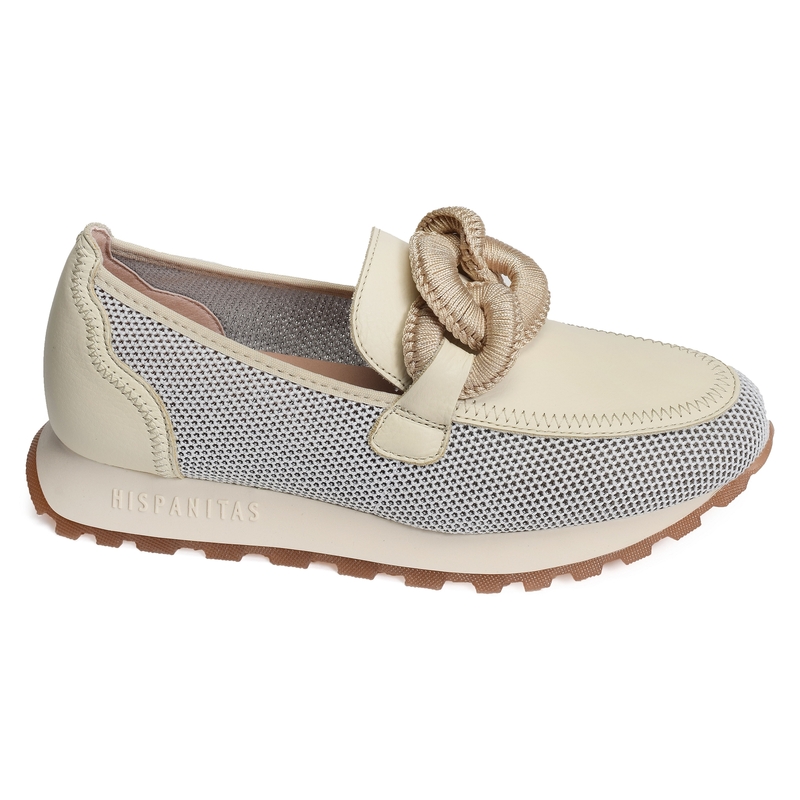 LOIRA 243270 Blanc Beige, Mocassins Hispanitas