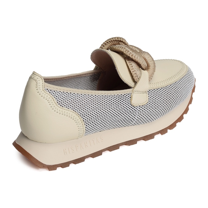 LOIRA 243270 Blanc Beige, Mocassins Hispanitas