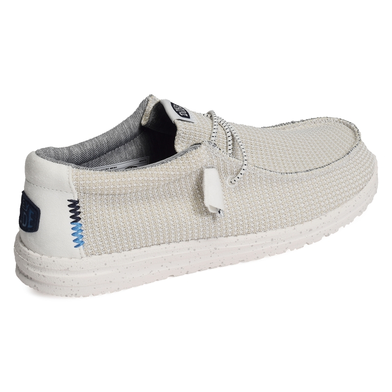 WALLY SPORT MESH Blanc, Chaussures basses HeyDude