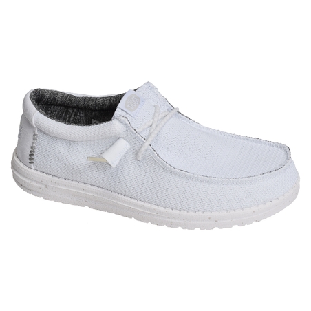 WALLY SPORT MESH Blanc Blanc, Chaussures basses HeyDude