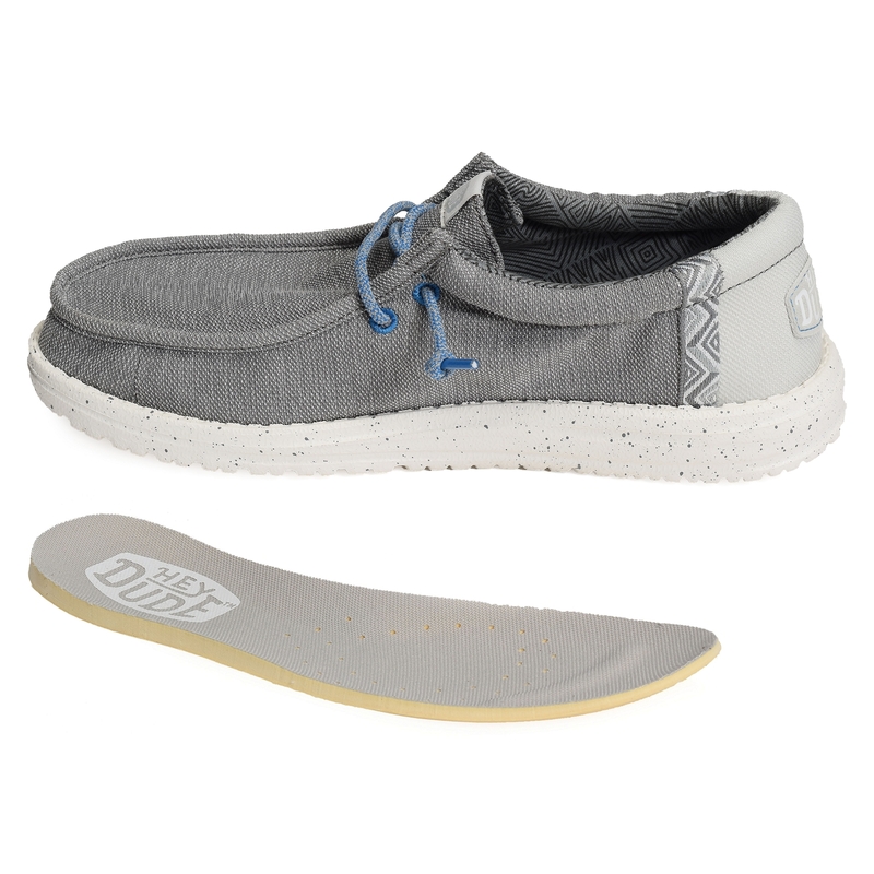 WALLY COASTLINE Gris, Chaussures basses HeyDude