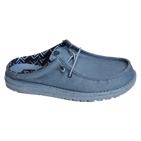 WALLY SLIP CANVAS Bleu, Mules HeyDude