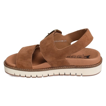 BELONA Camel, Sandales plates Mephisto