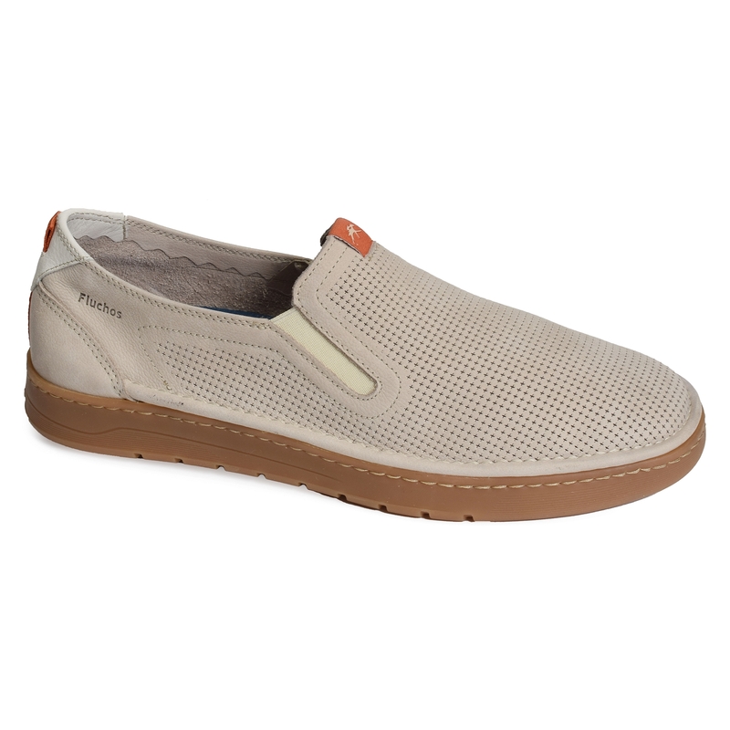 LEO F1946 Ecru, Slip-On Fluchos