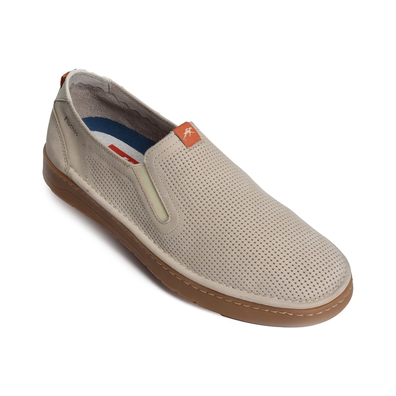 LEO F1946 Ecru, Slip-On Fluchos