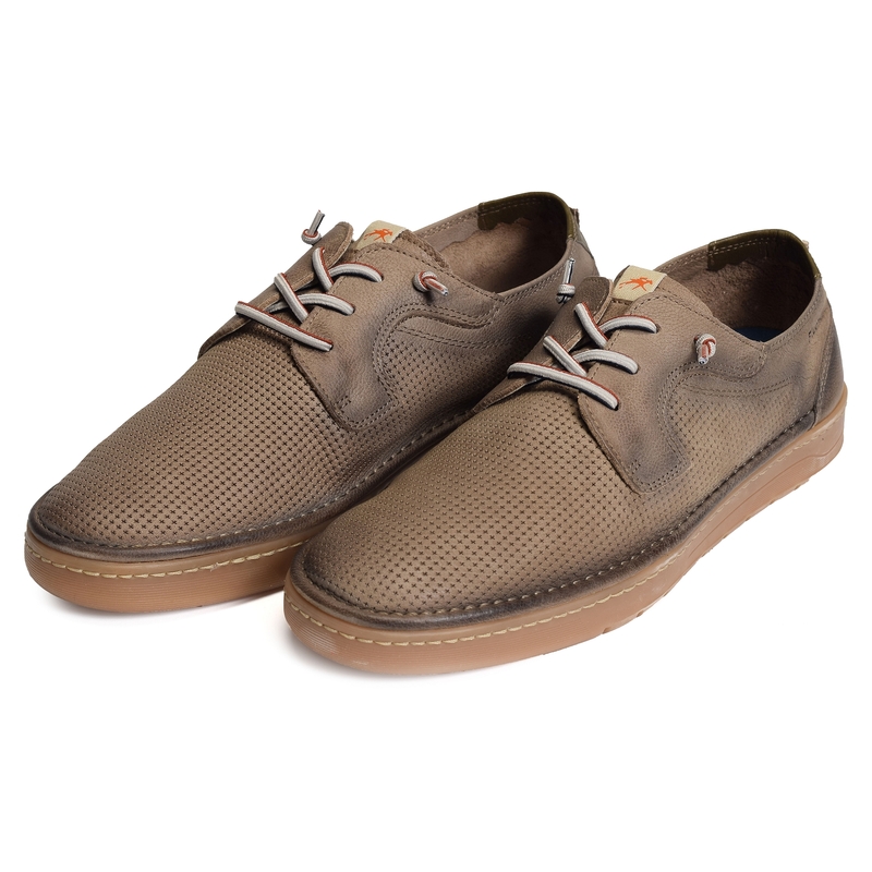 LEO F1947 Taupe, Slip-On Fluchos