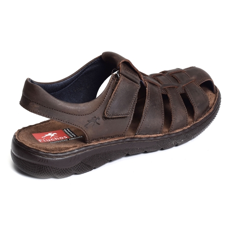 AZORES F2198 Marron, Sandales plates & Nu-Pieds Fluchos