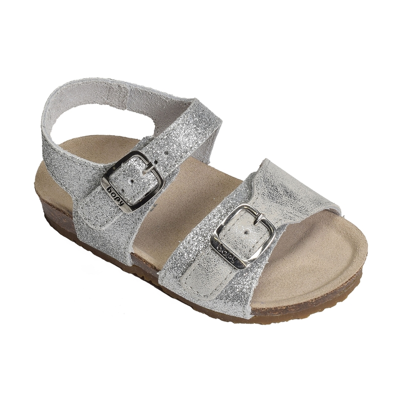 EFINA Argent, Sandales plates & Nu-Pieds Bopy