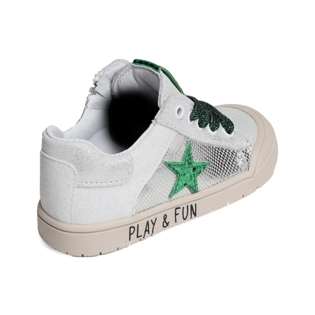 RELAXA Blanc Vert, Chaussures à Lacets Bopy