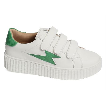 ELSA Blanc Vert, Sneakers basses Vanessa Wu