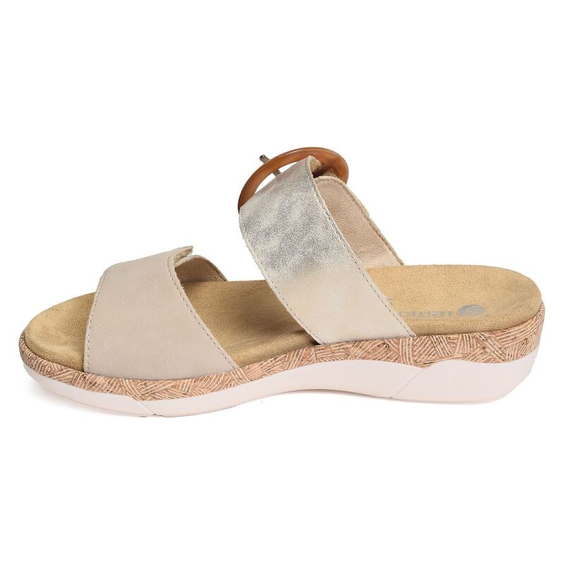 R6858 Beige, Mules Remonte