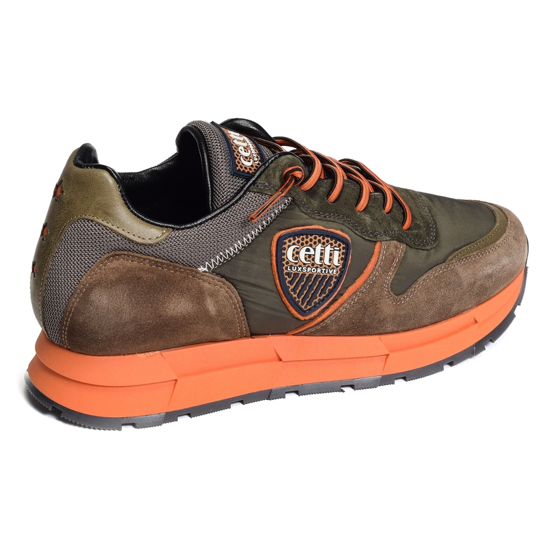 C1336 Kaki Orange, Baskets running Cetti