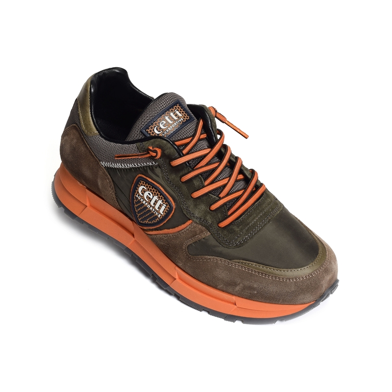 C1336 Kaki Orange, Baskets running Cetti