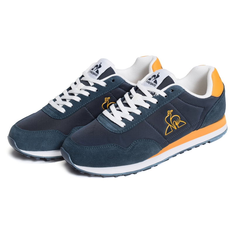 ASTRA Bleu Orange, Baskets running Le Coq Sportif